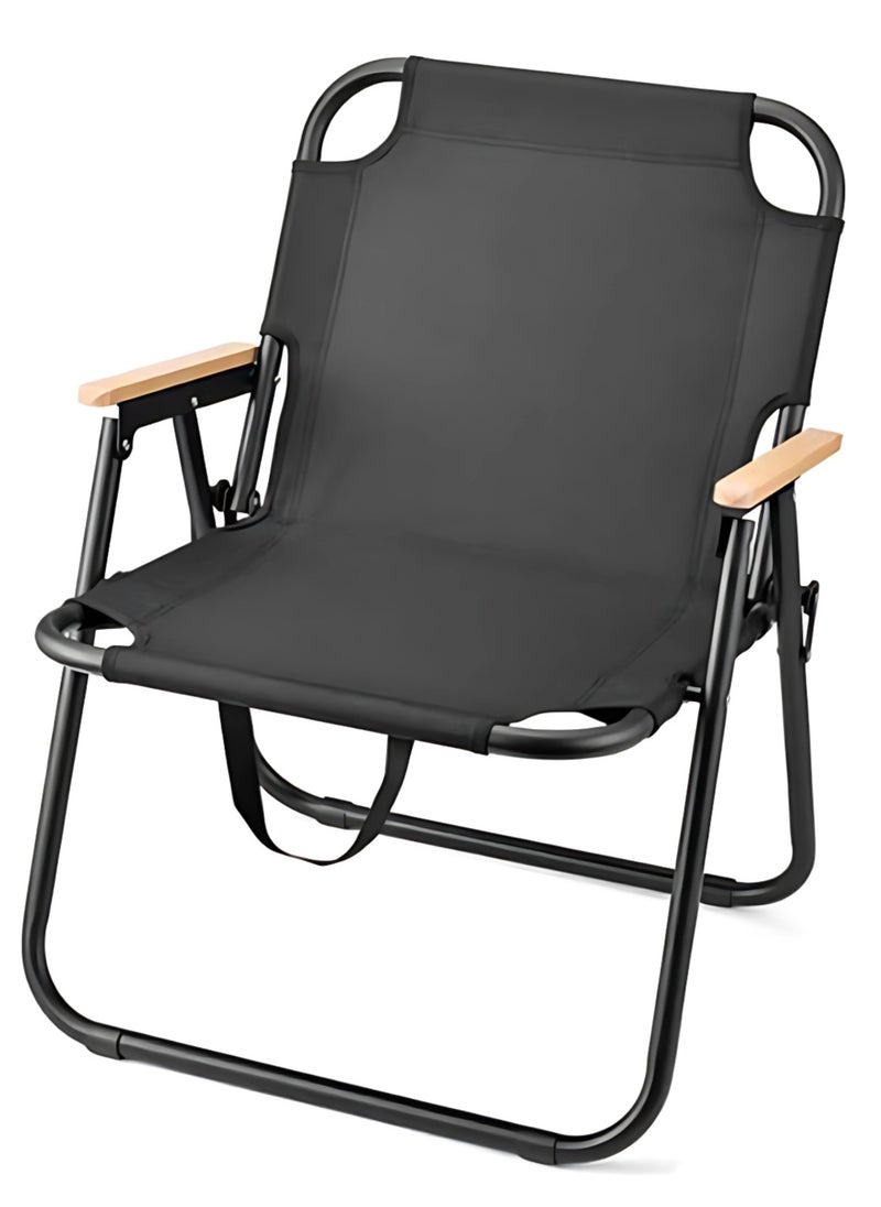 Manful Portable Folding Camping Chair Beige, Lightweight Folding Chair for Outdoor Enthusiasts, Folding Chair for Every Adventure, Folding Camping Chair for Travel and Leisure  - Image 5