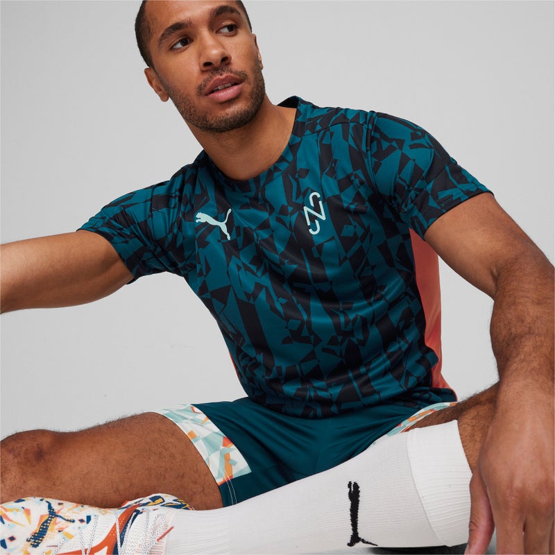 PUMA NEYMAR JR Creativity Mens Blue Football Jersey - Image 2