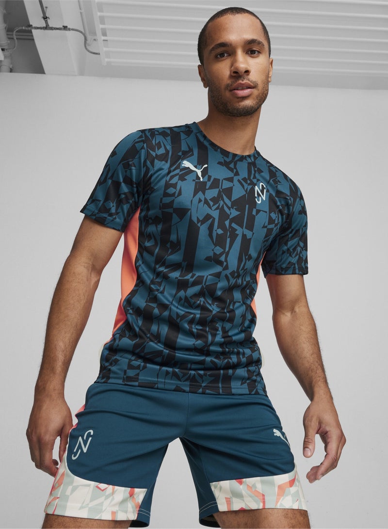 PUMA NEYMAR JR Creativity Mens Blue Football Jersey - Image 1