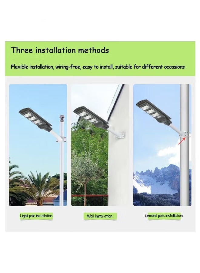 LED Solar Street Light-Solar Lighting with Remote Control and Motion Sensor, Suitable for Garages, Lanes, Courtyards and Outdoor Emergencies - Image 2