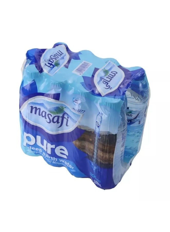 Masafi Pure Deep Earth Water, Low Sodium Drinking Water- 12X500ml (Delivery In Dubai Only) - Image 3