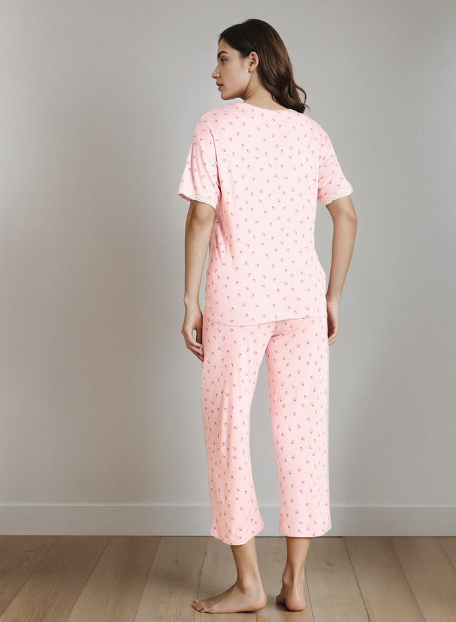 سبلاش فيڤ طقم كابري مطبوع - Image 4