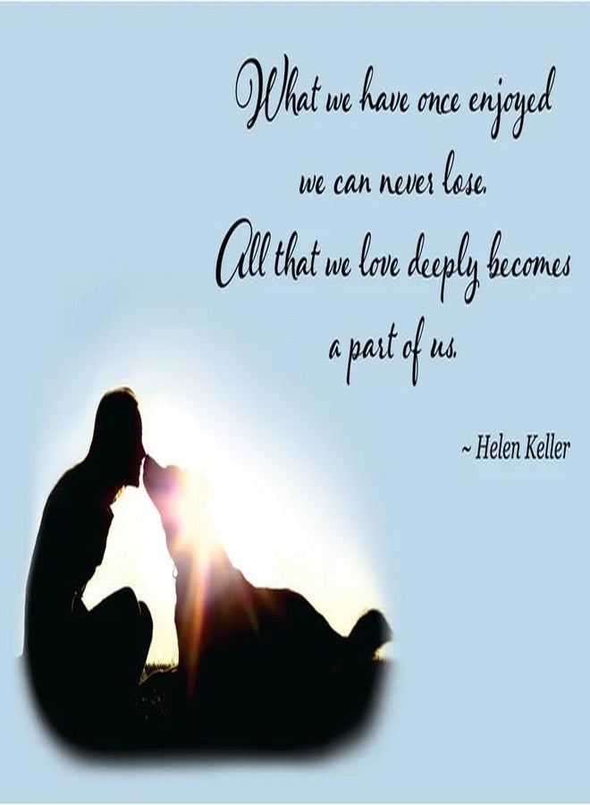 Dog Speak Pet Memorial & Sympathy Card – What We Have Once Enjoyed – Comforting Greeting Card with Envelope, 4.75" x 6.75" - Image 4