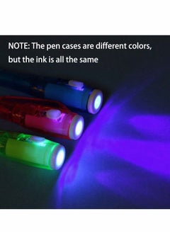 Generic UV Pen, Invisible Ink Pen, 8Pcs Disappearing Ink Pen with UV Light, Magic Marker for Secret Message Kids Party Favors Ideas Gifts, Drawing Writing Pen Highlighter Funny Drawing Hidden Secret Pen 