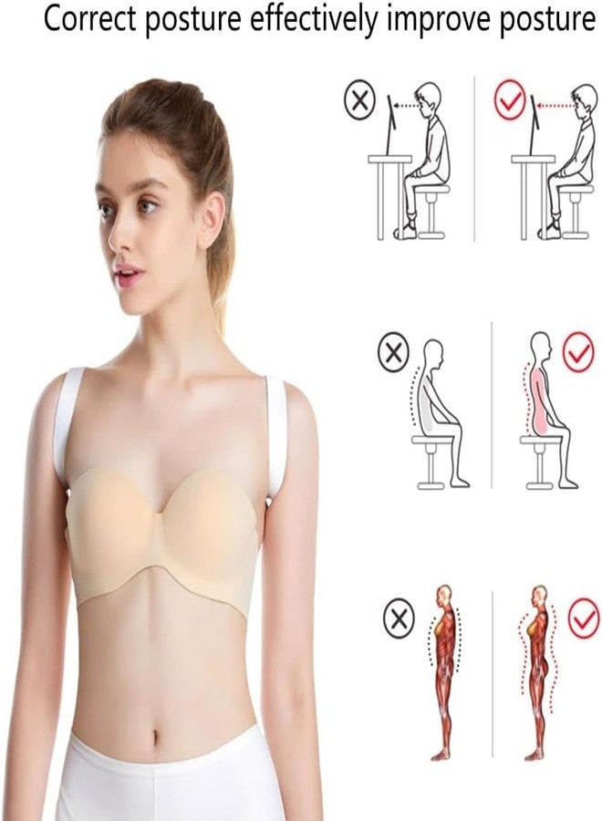 Wiscot Free Size Posture Corrector For Men And Women Back Support Belt Back Pain Back Straight And Shoulder Support Belt (pack of 1/Multicolour) - Image 2