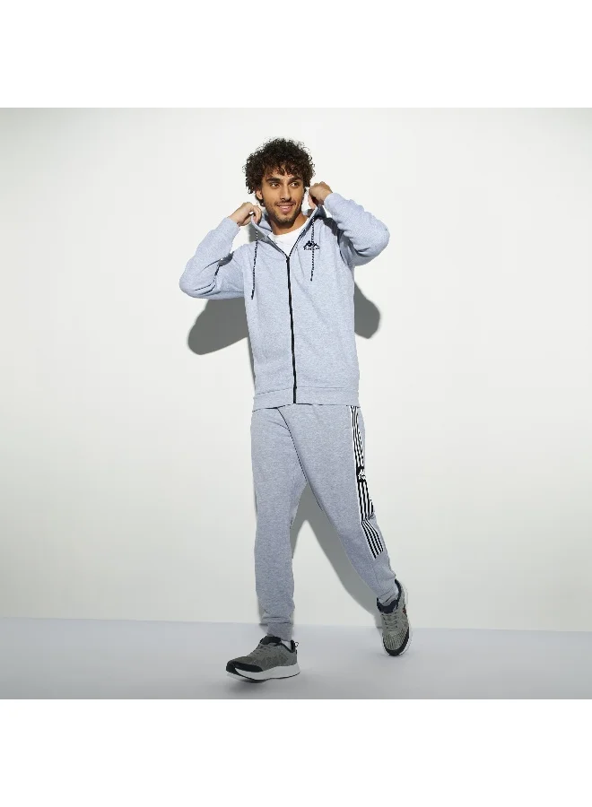 Kappa Kappa Logo Detail Zip Through Hoodie with Pockets