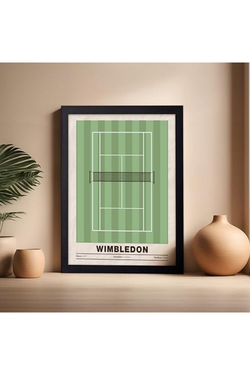 Poster Master 4-Piece Sports Poster - Tennis Print - Tennis Court Art - Sport Tournament Art - Grand Slam Art - US Open Art - Australian Open Art - Gym or Office Wall Decor - 8x10 UNFRAMED Wall Art - Image 5
