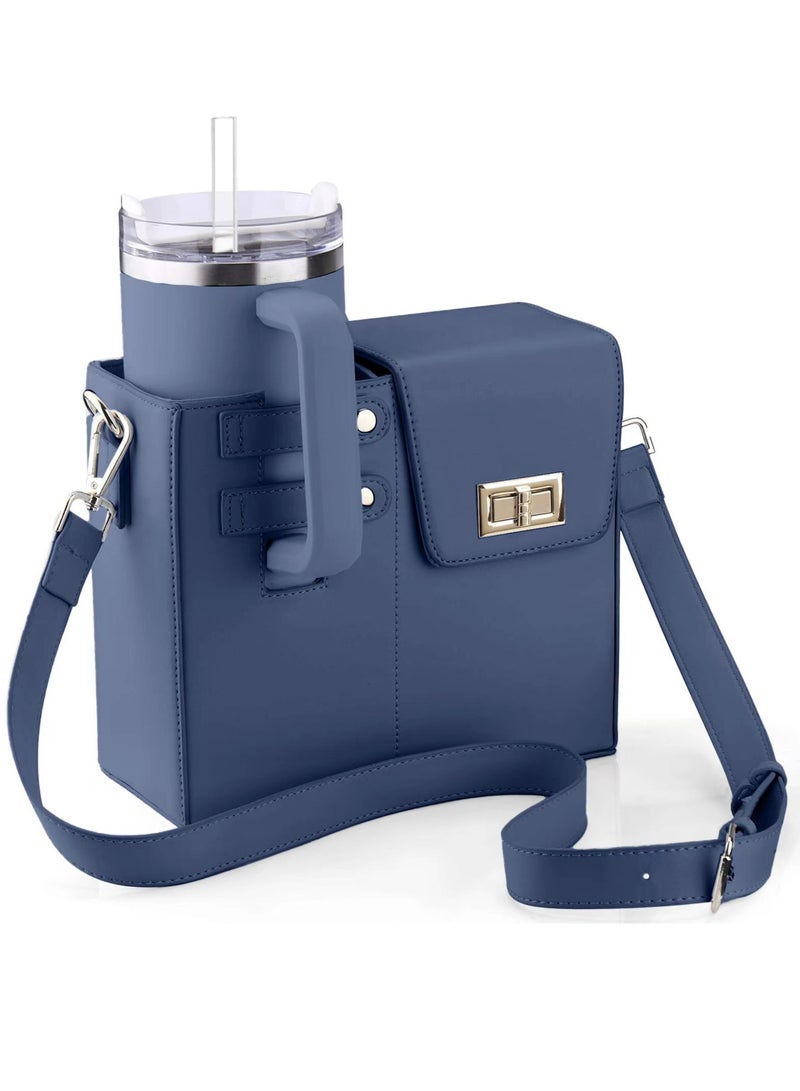 إيفرين حقيبة تخزين حامل زجاجات قابلة للتعديل مع حزام قابل للفصل، متوافقة مع معظم زجاجات المياه، حقيبة متعددة الاستخدامات للاستخدام في الهواء الطلق - مادة متينة، تصميم تركيب مبتكر لإعدادات مختلفة - Image 1