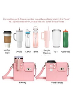 EVEREEN Adjustable Crossbody Bottle Holder Storage Bag with Detachable Strap, Compatible with Most Water Bottles, Versatile Pouch for Outdoor Use - Durable Material, Innovative Mounting Design for Various Settings  - Image 3