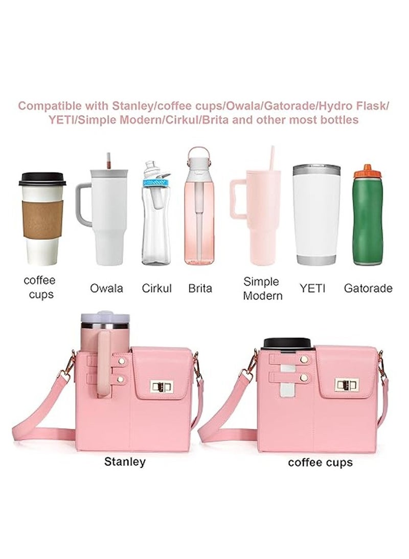 إيفرين حقيبة تخزين حامل زجاجات قابلة للتعديل مع حزام قابل للفصل، متوافقة مع معظم زجاجات المياه، حقيبة متعددة الاستخدامات للاستخدام في الهواء الطلق - مادة متينة، تصميم تركيب مبتكر لإعدادات مختلفة - Image 3