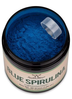 Double Wood Supplements Blue Spirulina Powder - Maximum 35% Phycocyanin Content, Superfood Powder from Blue-Green Algae, Mixes into Smoothies and Protein Drinks, Natural Food Coloring (One Month Supply) by Double Wood  - Image 2