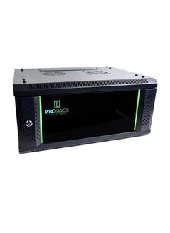 Generic Prorack 4U Wall mount cabinet with glass door , 1 fan , 1 shelf , and 1 PDU 6 outlet (Not Installed)  - Image 1