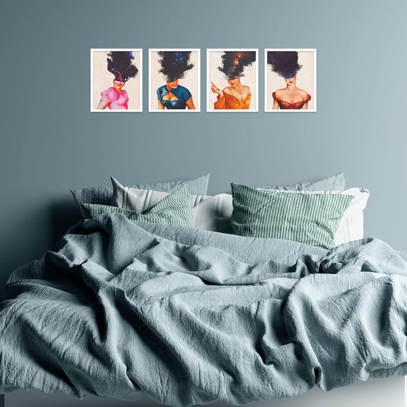 Insire Set of 4 Retro Women Wall Art Prints - Image 2