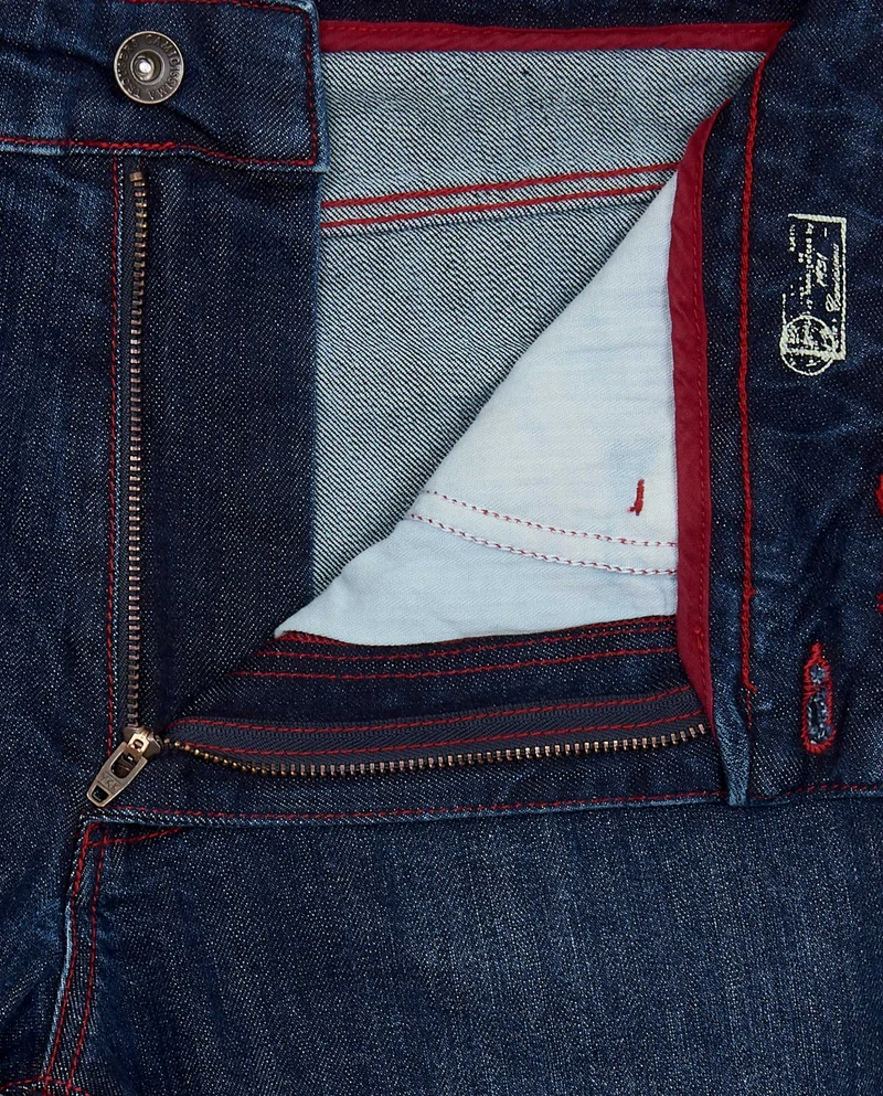 كاميتشسما بنطال دينم بخمسة جيوب بلون أزرق داكن