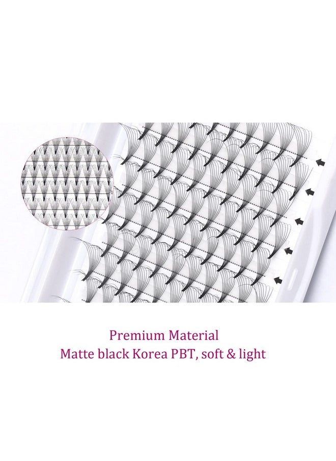 FADLASH - Volume Eyelash Extensions 8D 0.07 Premade Lash Fans D Curl 16Mm Volume Lash Extensions Pro Ponit Middle Stem Pre Made Fanned Russian Lashes (8D 0.07 D, 16Mm) - Image 1