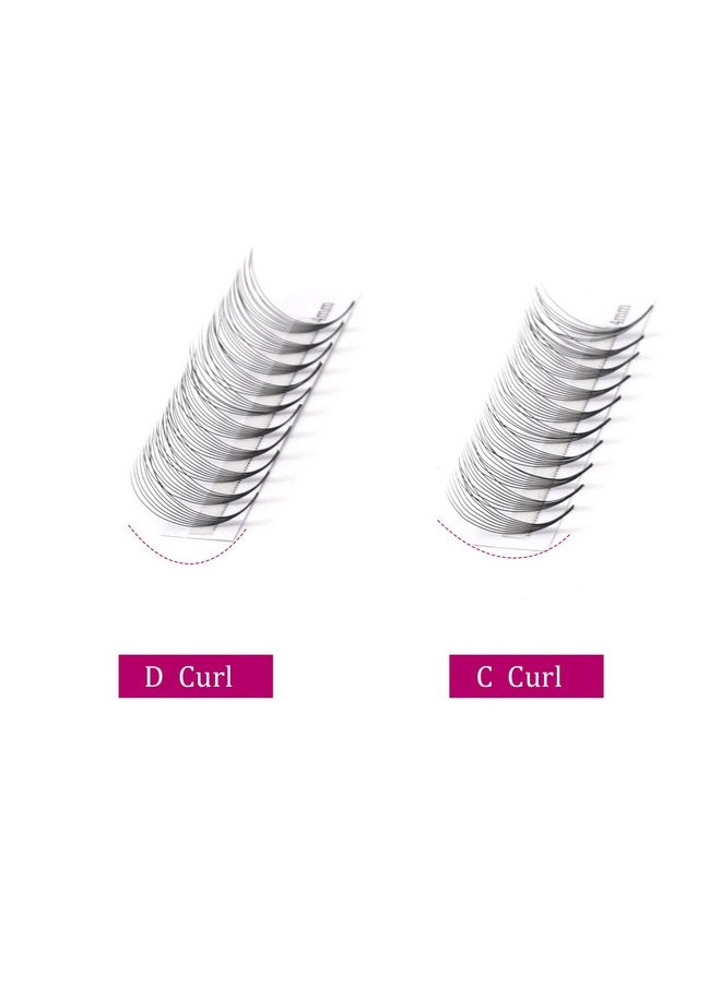 FADLASH - Volume Eyelash Extensions 8D 0.07 Premade Lash Fans D Curl 16Mm Volume Lash Extensions Pro Ponit Middle Stem Pre Made Fanned Russian Lashes (8D 0.07 D, 16Mm) - Image 1