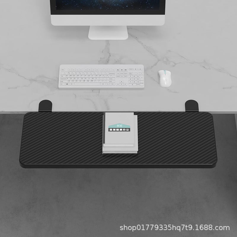 Desktop Extension Board Folding Lengthened Punch-Free Expansion Board Keyboard Hand Support Bracket Computer Table Extension - Image 3