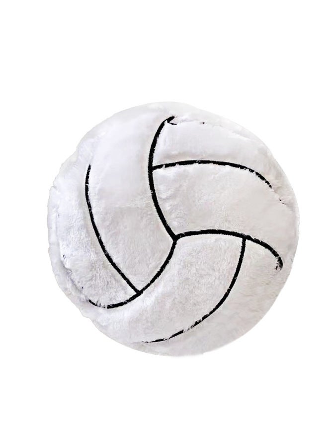 Creative Football Pillow Simulation Basketball Plush Toy Pillow Gift Cushion Doll Cushion Doll Doll volleyball (35 * 35cm) - Image 1