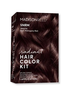 Madison Reed Madison Reed Radiant Hair Color Kit, Permanent Hair Dye, 100% Gray Coverage, Ammonia-Free, Trieste Red 5NRM Dark Mahogany red, Pack of 1  - Image 1