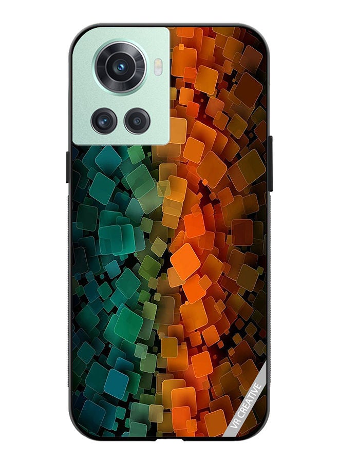 VR CREATIVE Protective Case Cover For OnePlus 10R Abstract Design Multicolour - Image 1
