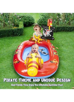 Inflatable Swimming Pool,Kiddie Pool,Kid Inflatable Pool Pirate Ship Pool,Durable and Thickened Design for Kids(190 * 110 * 90CM) - pzsku/ZBF94651560BF9BCE9977Z/45/_/1718270062/3482d9fc-bb58-4109-a69f-61d06750ac2f