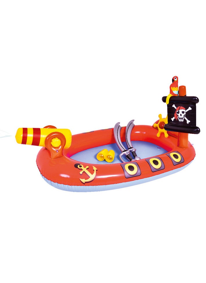 AUTOYSUR Inflatable Swimming Pool,Kiddie Pool,Kid Inflatable Pool Pirate Ship Pool,Durable and Thickened Design for Kids(190 * 110 * 90CM)  - Image 5