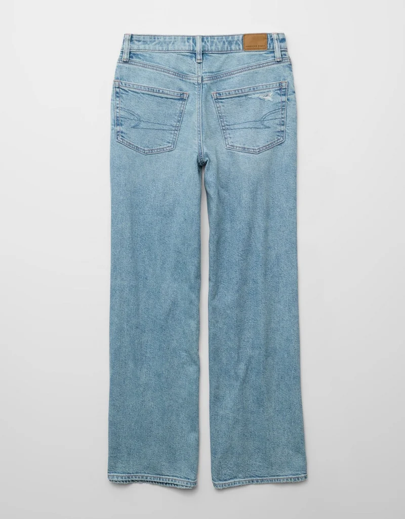 American Eagle  AE Super High-Waisted Ultra Wide-Leg Jean for Women | Best Price UAE