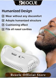 Electric Anti Snoring Devices Stop Snoring Anti Snoring Nasal Dilator Anti Snore Nose Vents Plugs Snoring Aid for Men and Women White - pzsku/ZBF94AAAB252CDB4E685BZ/45/_/1727660862/dc0a9ebd-a377-4342-bccc-254d88376183