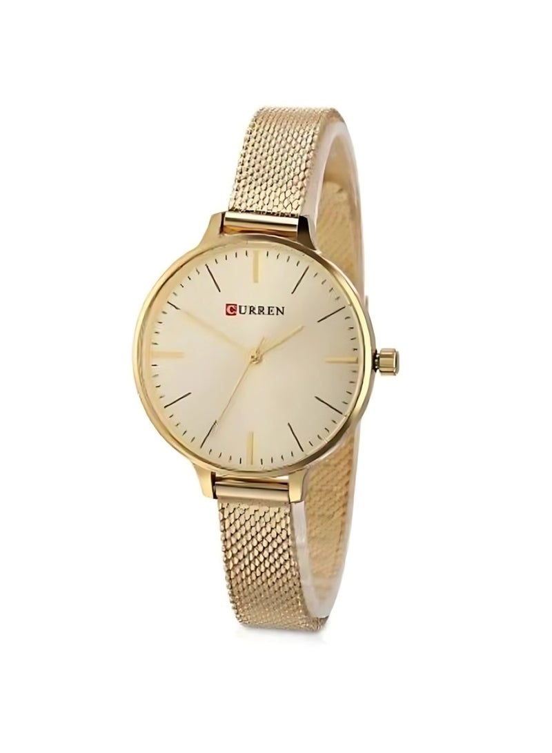 CURREN Gold-tone analog Women wrist watch