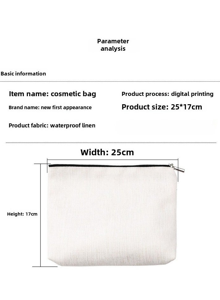 Kormesic Waterproof Polyester Zippered Organizer Pouch - Multi-Compartment Storage for Cosmetics, Jewelry & Toiletries - Image 2