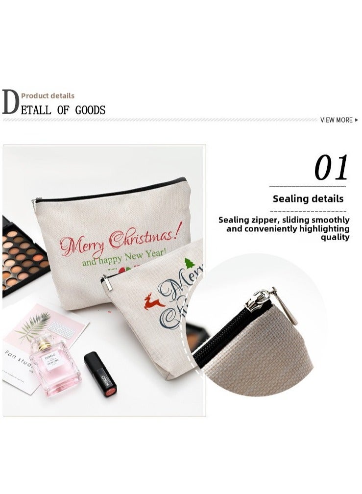 Kormesic Waterproof Polyester Zippered Organizer Pouch - Multi-Compartment Storage for Cosmetics, Jewelry & Toiletries - Image 3