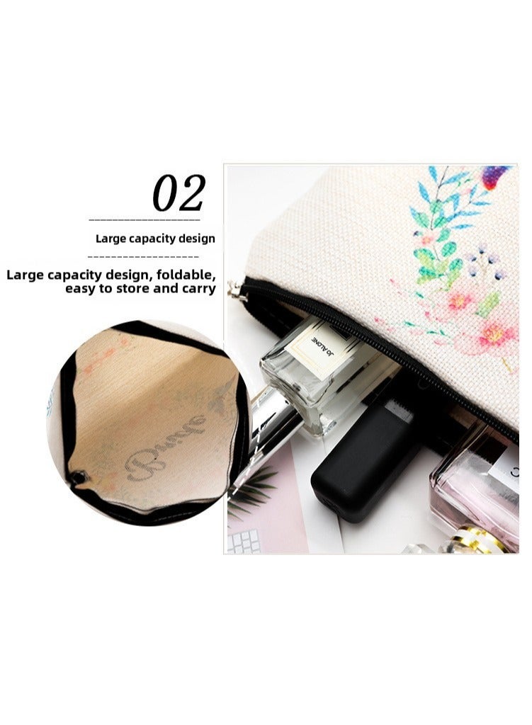 Kormesic Waterproof Polyester Zippered Organizer Pouch - Multi-Compartment Storage for Cosmetics, Jewelry & Toiletries - Image 4