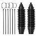 HHZL Steering Rack and Pinion Boot Kit Universal Silicone Bellow Steering Rack Guide Kit with 6 Cable Ties 4 Clamps Auto Inner Tie Rod Boot 1033070 Bellow Car Boots AccessoriesBlack - Image 2