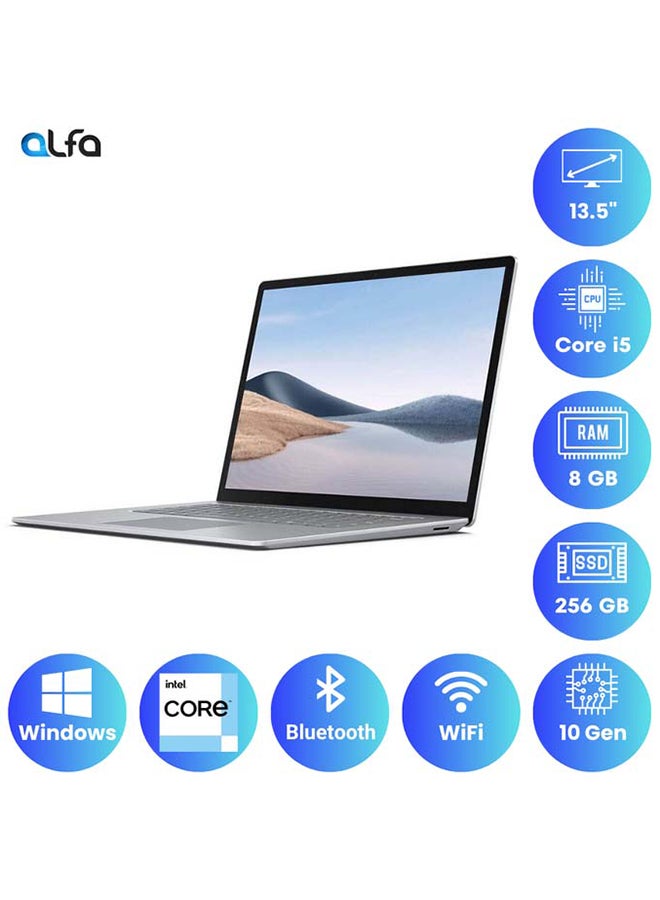 مايكروسوفت مجدد - لابتوب سيرفيس 3 مع شاشة UHD بحجم 13.5 بوصة، معالج إنتل كور i7-1065G7/رباعي النواة/الجيل العاشر/ذاكرة RAM سعة 16GB/قرص SSD سعة 256GB/رسومات إنتل إيريس بلس 640/ويندوز 10 برو - Image 3