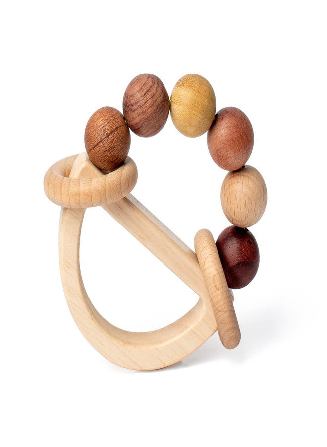 Busy edition Baby Rattles 0-6 Months Wooden Toys for Babies 6-12 Months Montessori Wood Color Baby Rings for Newborn 0 3 6 12 Month Toddler Toys - Image 1