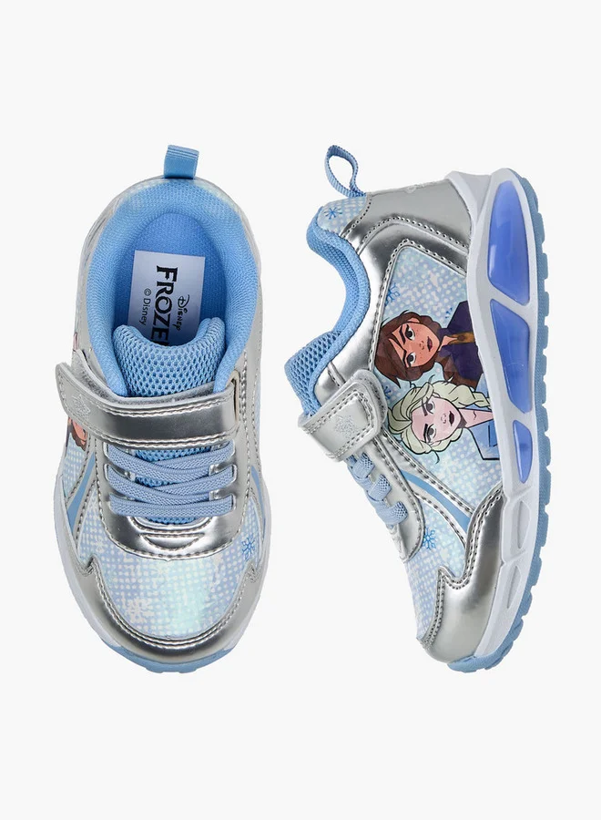 ديزني Girls Frozen Light-Up Sneakers