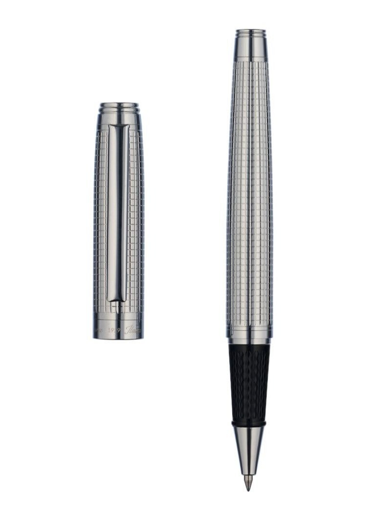 أنكورا قلم رابيد كروم ١٩١٩ إصدار محدود ٨٨٨ – قابل لإعادة التعبئة – قلم رولربول فاخر محفور مع علبة جلد – هدية للرجال والنساء – حبر أزرق - Image 5