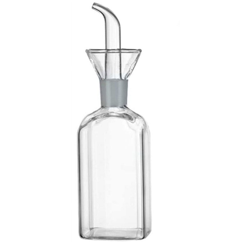 500ml glass oil vinegar bottle with guide nozzle large capacity oil bottle (Kitchen barbecue dual-purpose) transparent - Image 1