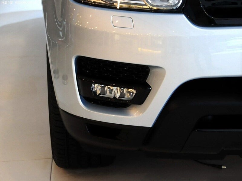 METYOUCAR Black ABS Front Light Lamp Strips Cover Trim For Land Rover Range Rover Sport 2014-2017 - Image 3