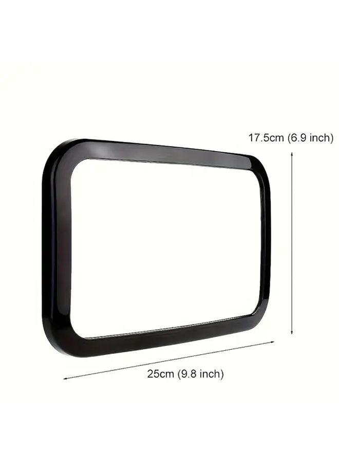 Large Adjustable 9.84in Convex Car Seat Rearview Mirror for Baby and Rear Safety - Image 3