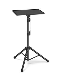 FlashHawk Adjustable Projector Stand Tripod,Laptop Tripod with Phone Holder,Adjustable Laptop Floor Stand for Home/Stage/Studio  - Image 2