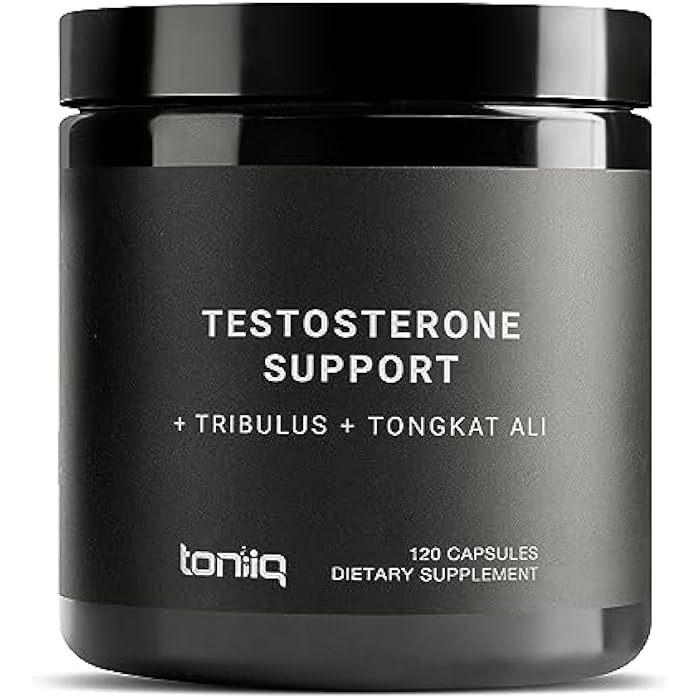 Toniiq إيليت تي فورمولا - قوة فائقة 200:1 تونغكات علي، 30:1 فادوجيا و 25% ويثانوليدات أشواغاندا - تريبولوس مع 95% صابونين، زنك، بورون ونحاس - مختبر خارجي تم اختباره - 120 كبسولة - Image 1