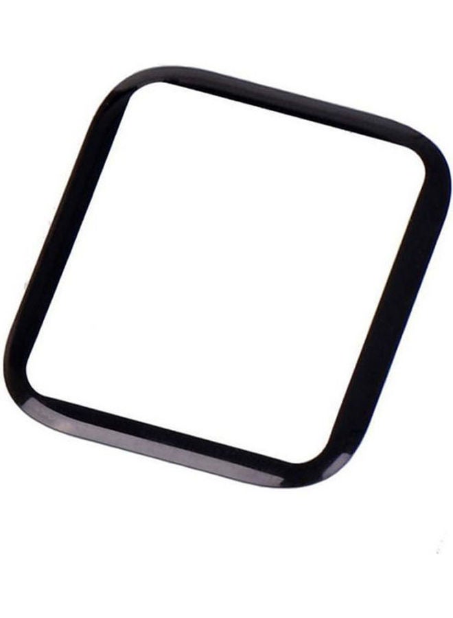 DUSALA 3D Screen Protector, Full Coverage Anti Scratch   Tempered Glass For Apple Watch Series 4/3/2/1 Size 38Mm Clear / Black