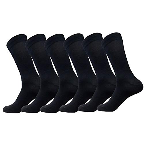 Royal Classic MENS BLACK DRESS SOCKS COTTON BLEND 12 PAIRS FORMAL/SUIT/CASUAL OR UNIFORM SOCKS 10-13 - Image 3