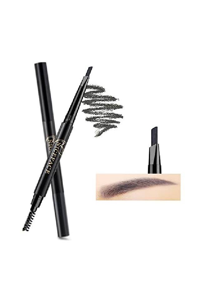 NICEFACE - Eyebrow Pencil Gray Double Ended Precision Waterproof Brow Cruelty Free(Gray #5) - Image 1