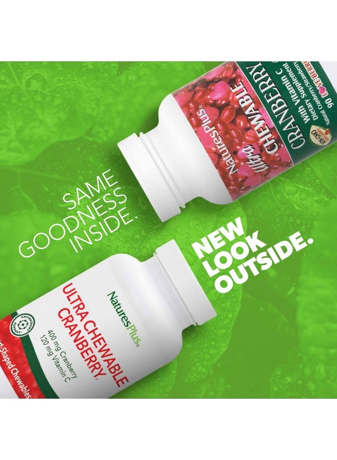 NaturesPlus Nature's Plus - Ultra Chewable-Cranberry W/Vit C, 200 mg, 90 chewable tablets - Image 2