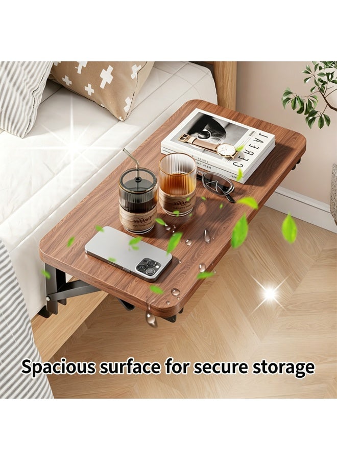 Foldable Bedside Shelf Table, Wall-Mounted Bedside Cabinet for Bedroom, Space-Saving Storage - Image 5