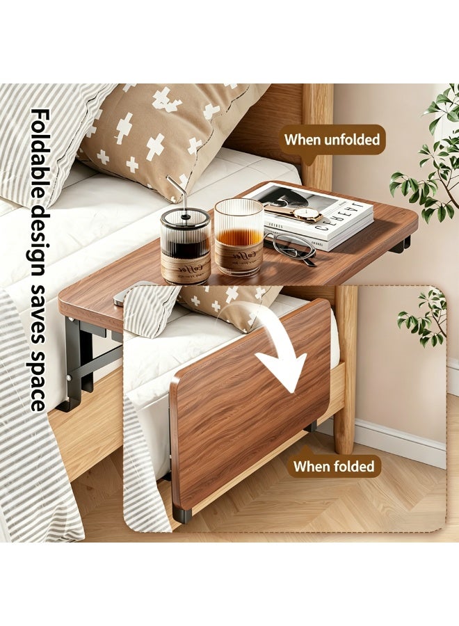 Foldable Bedside Shelf Table, Wall-Mounted Bedside Cabinet for Bedroom, Space-Saving Storage - Image 2