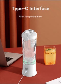 6 Blades Portable Blender, USB Rechargeable Waterproof Personal Blender, 600ml Fruit Juice Mixer for Office, Sports and Travel - pzsku/ZBF957A52B966CA300E57Z/45/_/1705566095/d2ccc0d3-06ad-4f95-af23-82f20e857704