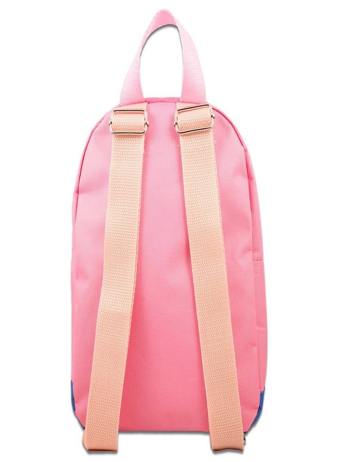 Lilo & Stitch Lilo and Stitch Stitch and Angel Mini Backpack for Women - 10” Canvas Stitch Backpack with Front Pocket Plus Bookmark Backpack Purse Bundle - Image 3